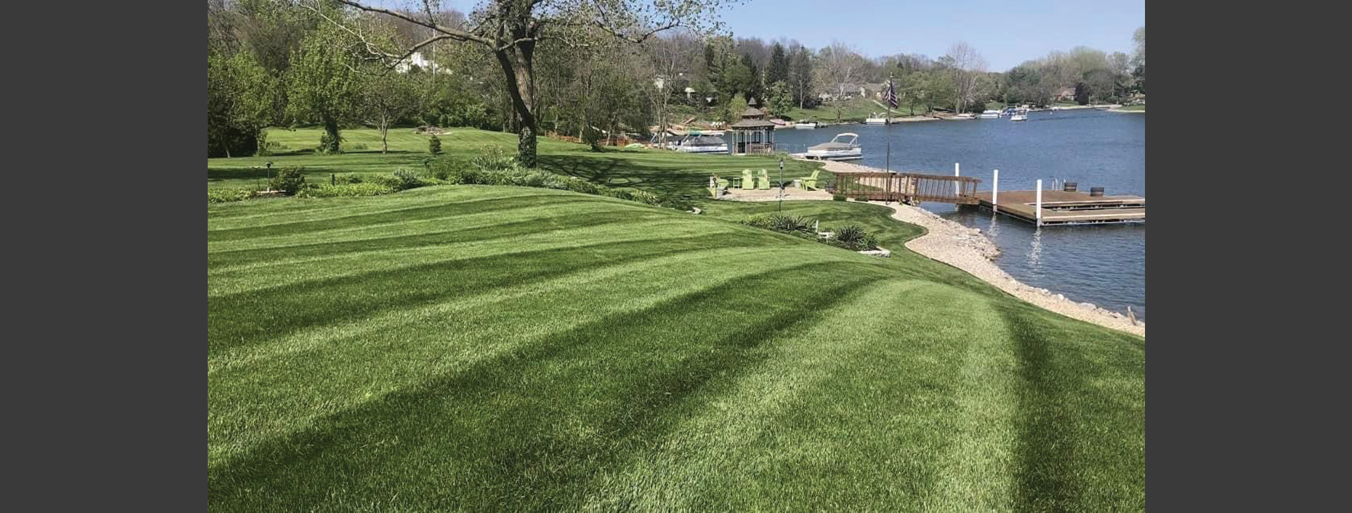 Comprehensive lawn care program for fertilization and weed control.